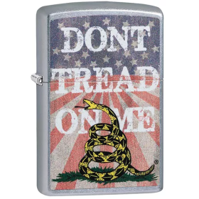 Zippo Don't Tread - Street Chrome