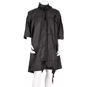 Ripstop Poncho - Black