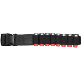 Tactical Shotgun Shell Bandolier - Black