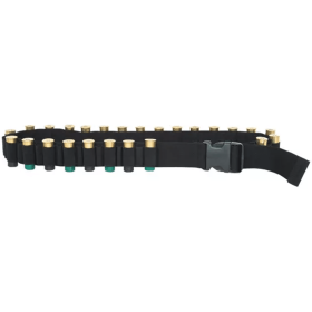 Shotgun Canvas Shell Bandolier - Black