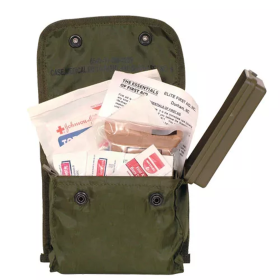 Soldier's Individual First Aid Kit GI Issue - Olive Drab