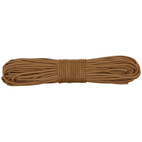 Nylon Braided Cord - 100' Hank - Coyote (Tan)