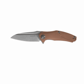 Kershaw Natrix Folder 2.75In Stonewash Plain Copper Handle