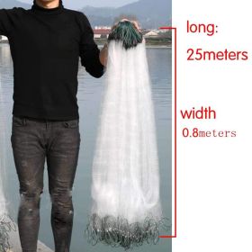 25m x 0.8m Fish Sticky Net 3 LayersFishing Net