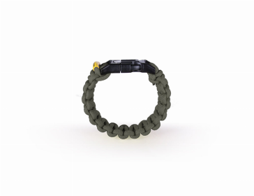 Kodiak Survival Paracord Bracelet (Color: OD Green, size: large)