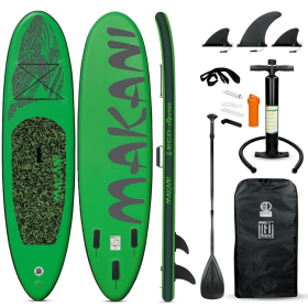 TGO Gear Inflatable Stand Up Paddle Board (Color: Green Mako)