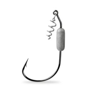 Power Lock + Spring Keeper Hook (Mustad) (size: 1/8 oz - 1/0)