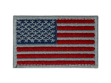 Tactical USA Flag Patch with Detachable Backing (Color: Aged Classic)