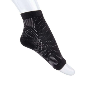 Anti-Fatigue Compression Sock for Improved Circulation, Swelling, Plantar Fasciitis and Tired Feet (Color: Double Extra-Large)