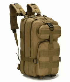 Tactical Military 25L Molle Backpack (Color: Khaki)