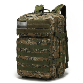 Tactical Military 45L Molle Rucksack Backpack (Color: Camo ACU)