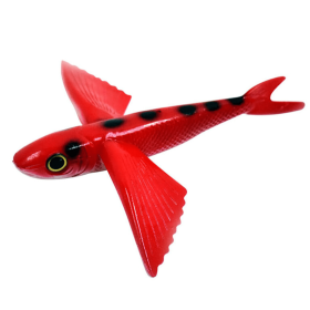 Flying Fish (Color: Red, size: 7in)