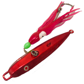 Calamar Jig (Color: Red, size: 4oz)