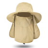 Fishing Hat/Boonie Hat; Sun hat Detachable UV Sun Screen Wide Brim Hat With Face Cover & Neck Flap; hiking hat