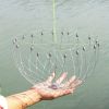 1pc Steel Wire Fishing Net Fishing Trap Fishing Cage For Crab; Automatic Crab Trap For Freshwater Saltwater